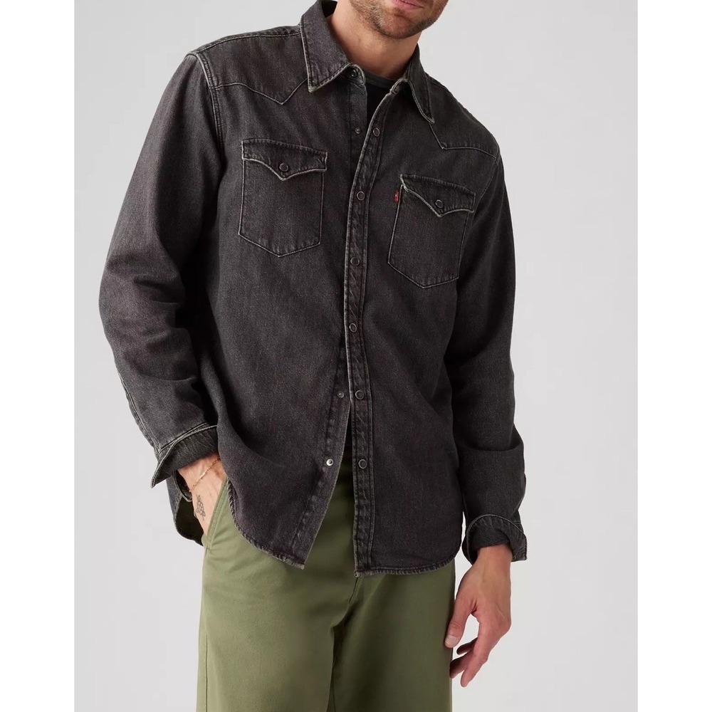 Levi's Black Casual Button Down Shirt